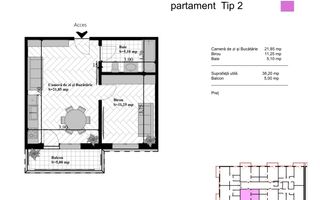 INVESTITIE 1- 2CAMERE OPEN 43MP BUCIUM VISANI - Poză 3