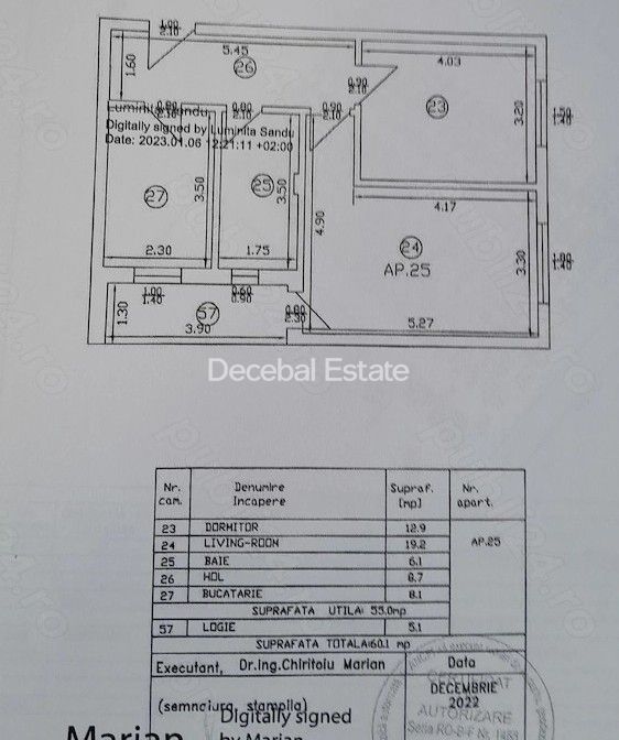 2 Camere Decomandat 60mp + Parcare & Mobilat | Dobroești, Mărului 21 - Poză 18