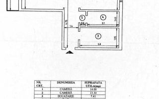 Cug - Selgros- 2 Camere Decomandat - 54Mp - Bloc 1986 - Poză 6