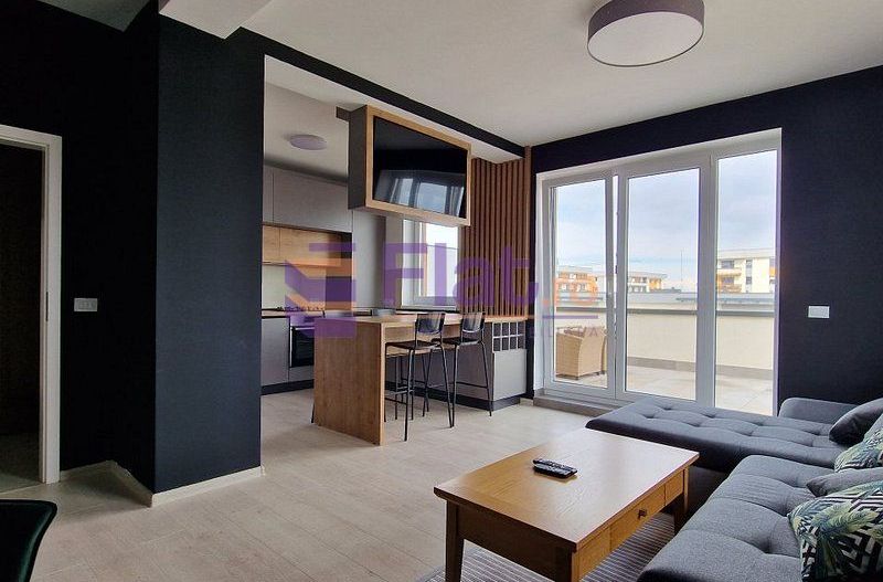 Penthouse de închiriat | 2 camere | Coresi – Tractorul | Terasă 50 mp - Poză 2