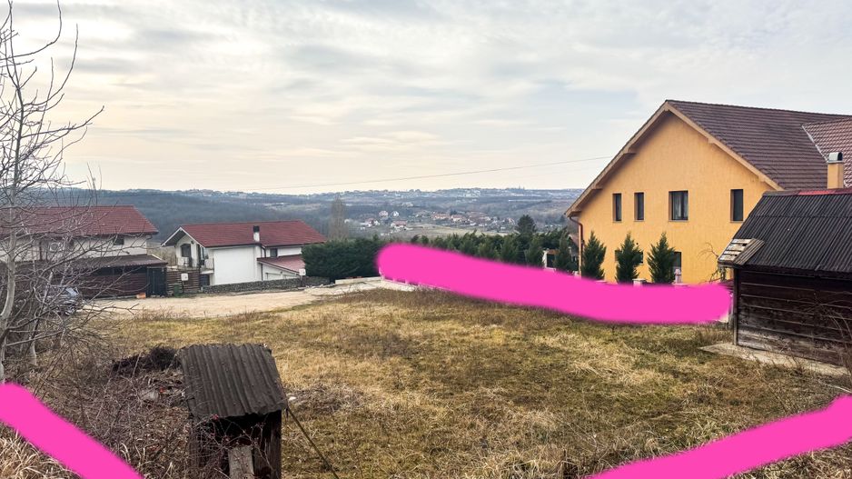 Teren Paleu 681 MP, preț 43.000€ vedere panoramică spre lac - Poză 4