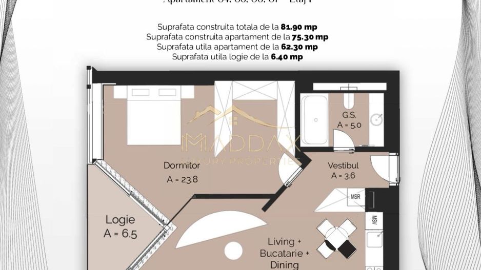 Proiect rezidențial // Apartamente 1-5 camere // Finalizare 2026 - Poză 27