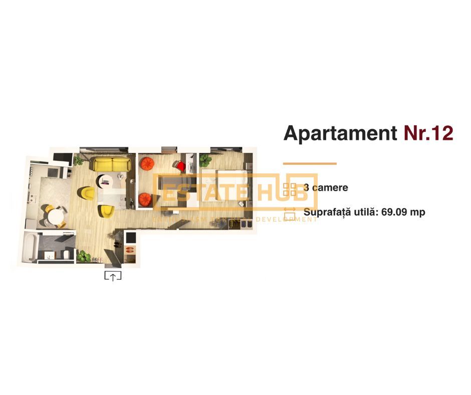 Apartament de 3 camere, imobil exclusivist, Central - Poză 8
