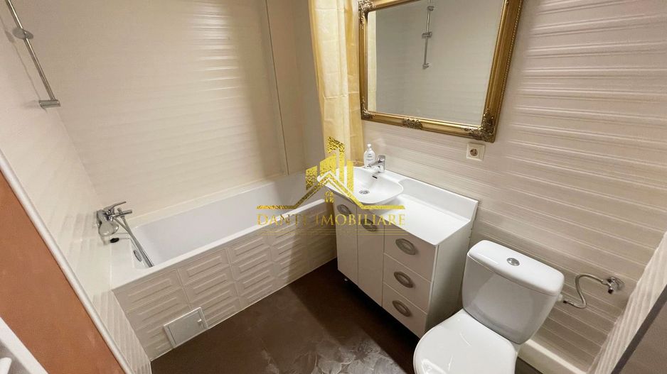 2 camere, semidecomandat, mobilat modern, bloc nou, balcon, Centru - Poză 6