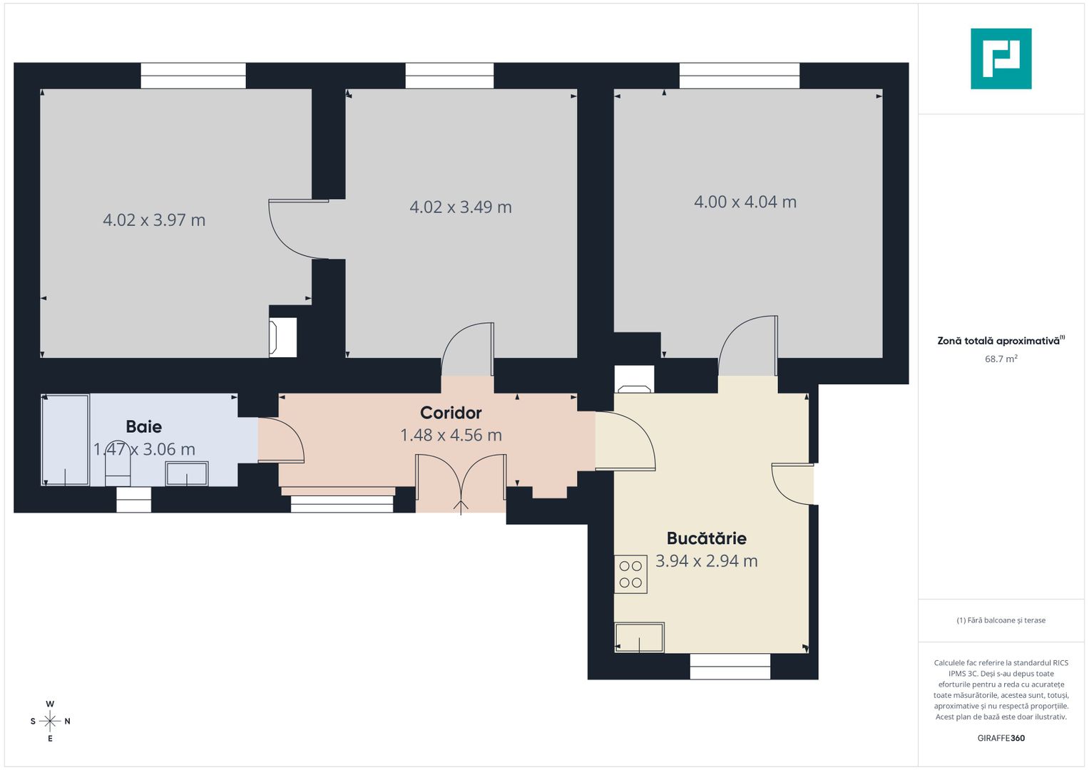 Casă 70 mp în Diosig, 1230 mp teren - Poză 5