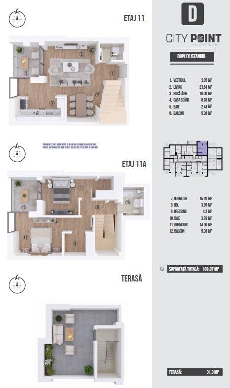 Duplex 4 camere Pipera I Direct Dezvoltator I metrou Pipera - Poză 19