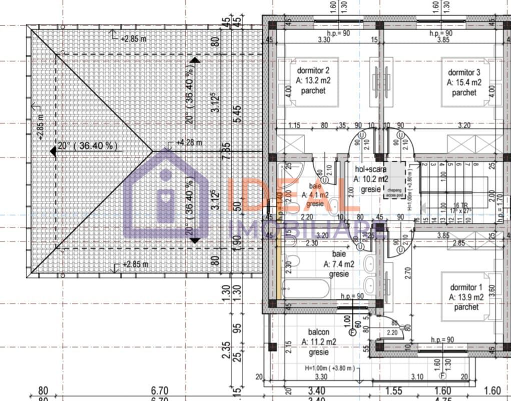 Casa Individuala LA CHEIE cu garaj si 341 mp teren, in Calea Cisnadiei - Schiță 6