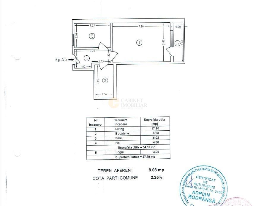 Garsoniera | Bloc Nou 2011 | Centrala | Metrou Gorjului la 9 minute - Schiță 10