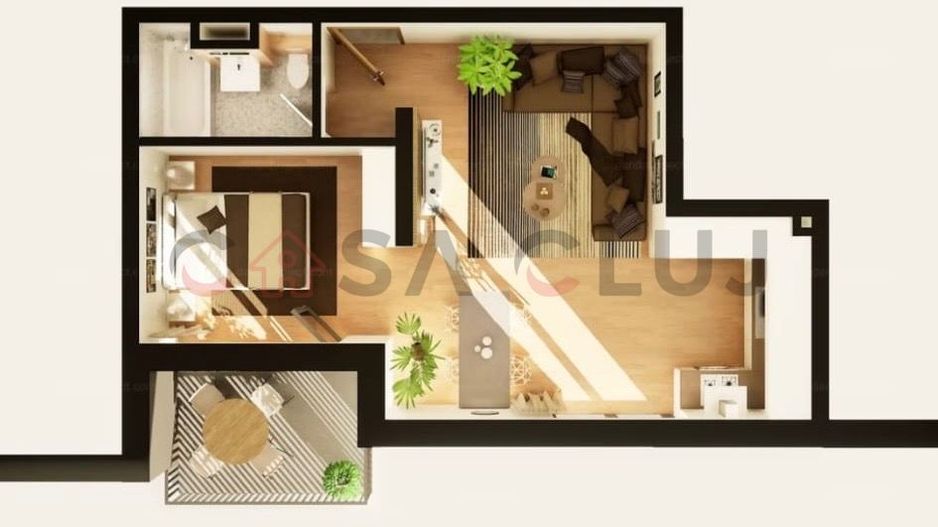 2 camere, ansamblu rezidential premium, Iulius Mall - Poză 1