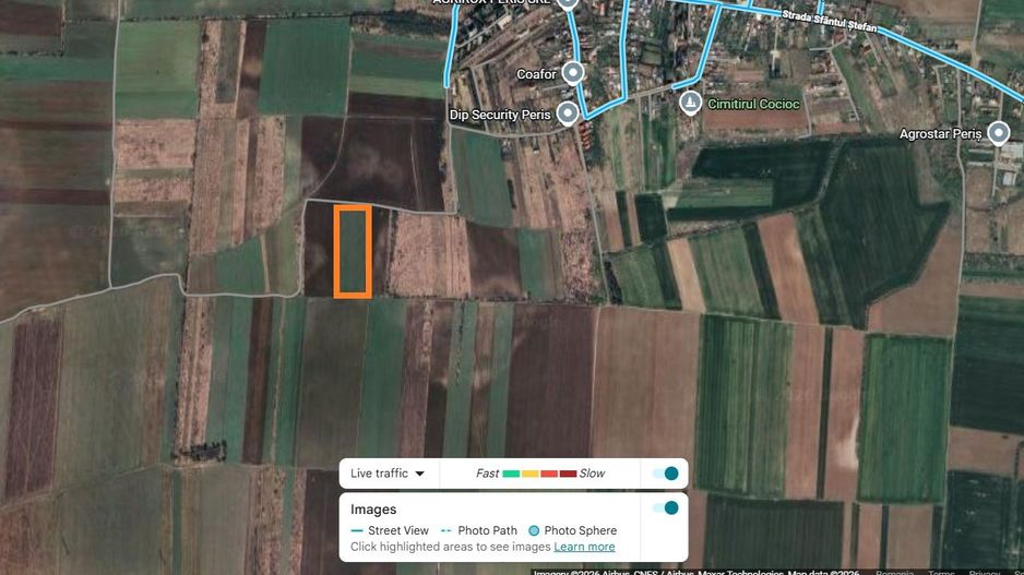 Teren intravilan de vanzare | Peris | 10.000 mp | Investitie sigura - Poză 1