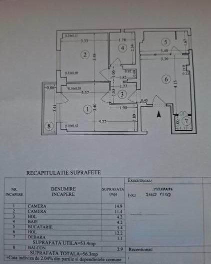 CAMERE ‖ CALEA MOSILOR ‖ BLOC REABILITAT ‖ 13 MIN METROU OBOR - Schiță 10