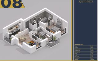 Apartament 3 cam. finalizat, Direct Dez , Comision 0, metrou - Poză 1