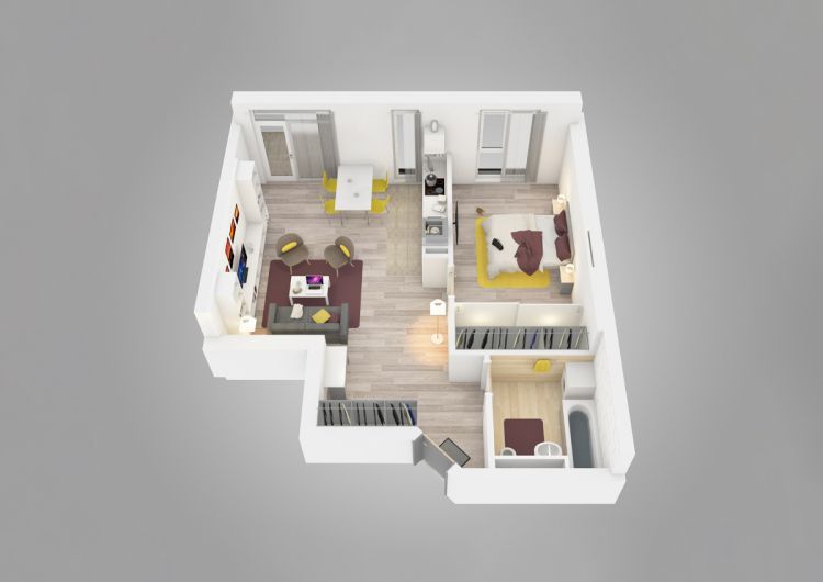 Apartament 2 camere la prima inchiriere - Poză 16