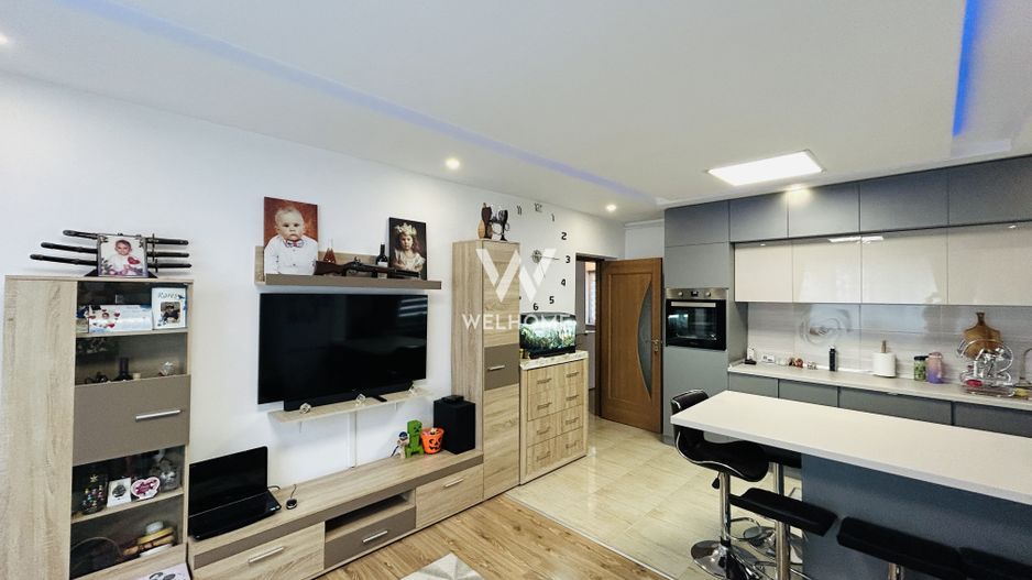 Apartament mobilat, cu 3 camere, 2 balcoane, 2 parcari - Selimbar - Poză 2