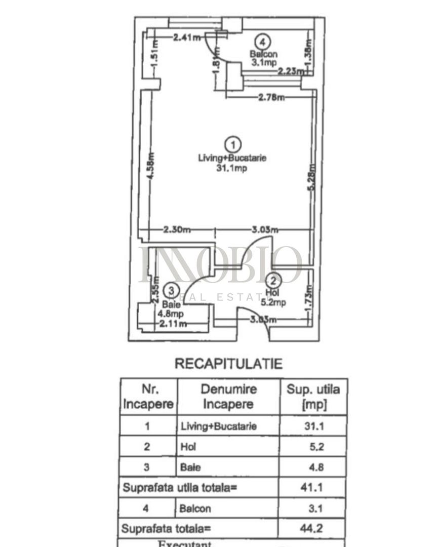 Studio - Ivory Residence - Rond OMV - Poză 8