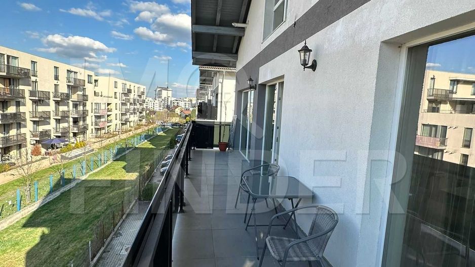 Apartament de inchiriat, 3 camere, decomandat, Terasa 20mp,  parcare, Buna Ziua - Poză 8