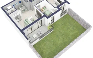 Apartament 3 camere | parter cu gradina | Zona Alba Iulia – Sibiu - Schiță 14