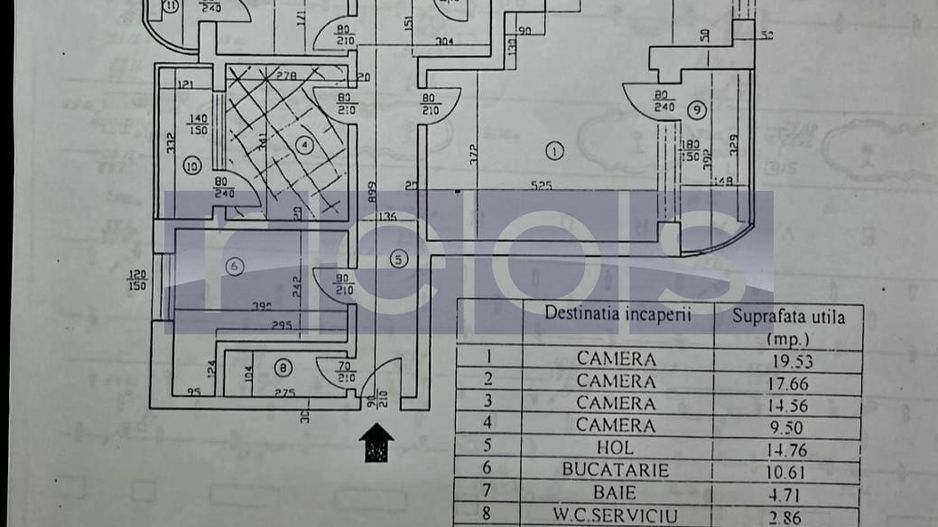 VANZARE 4 CAMERE  DECOMANDAT UNIRII -FFANTANI - Poză 15