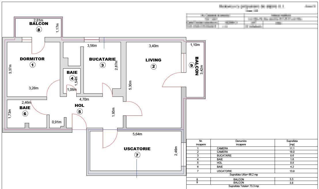 APARTAMENT 3 CAMERE DE VANZARE ALEEA IASOMIEI TURNIȘOR - Poză 8