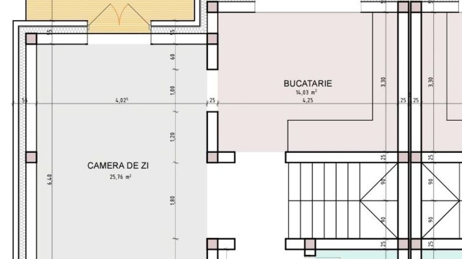 Casă nouă semifinisată cu living open space și 3 dormitoare - Poză 13