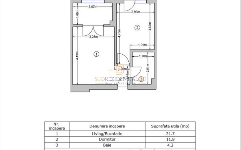 Apartament 2 camere |Prima închiriere |8 min Metrou Apărătorii Patriei - Poză 7