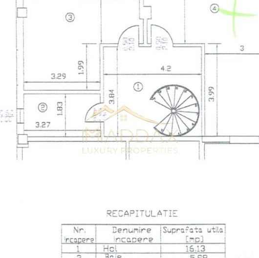 Penthouse LUX***5 camere***vedere panoramica catre lac////zona Nord - Schiță 28
