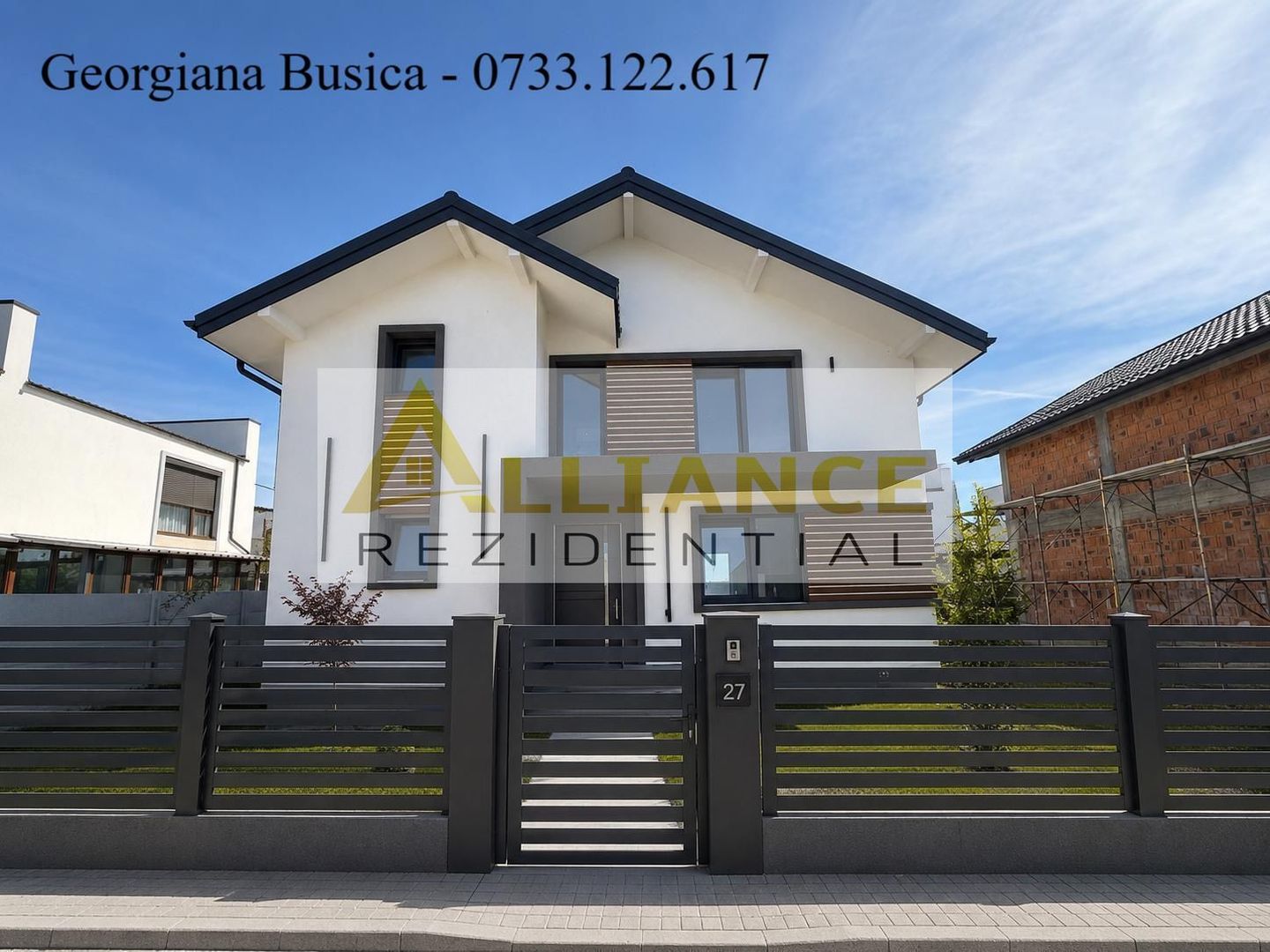 Vila individuala P+M || 5 camere 2 bai || 260mp teren - Poză 1