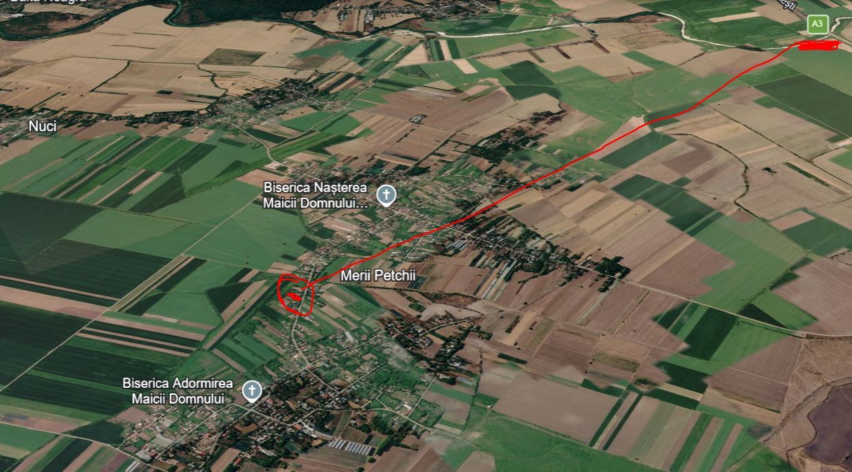 15000 euro pentru 900 mp! Intravilan Nuci, sat Merii Petchii - Poză 9