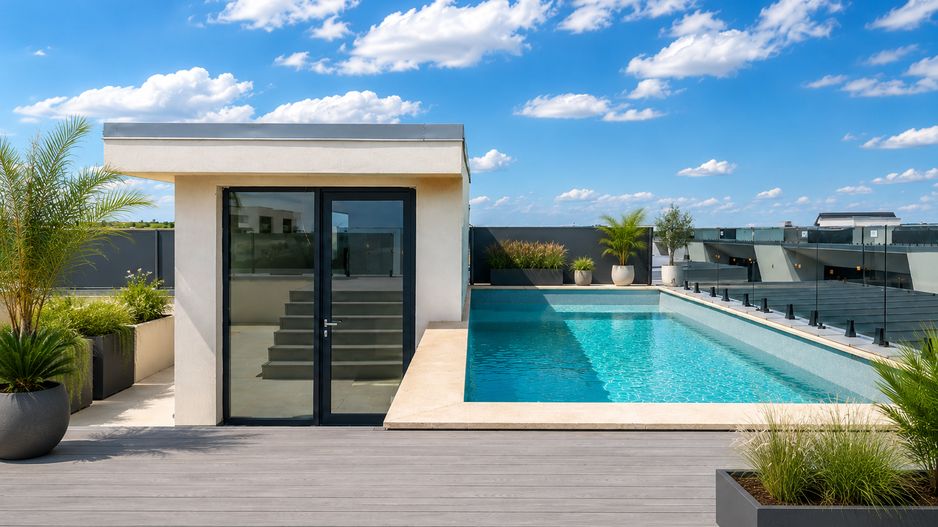 Vila smart personalizabilă cu rooftop și piscină privată – arhitectură - Poză 2