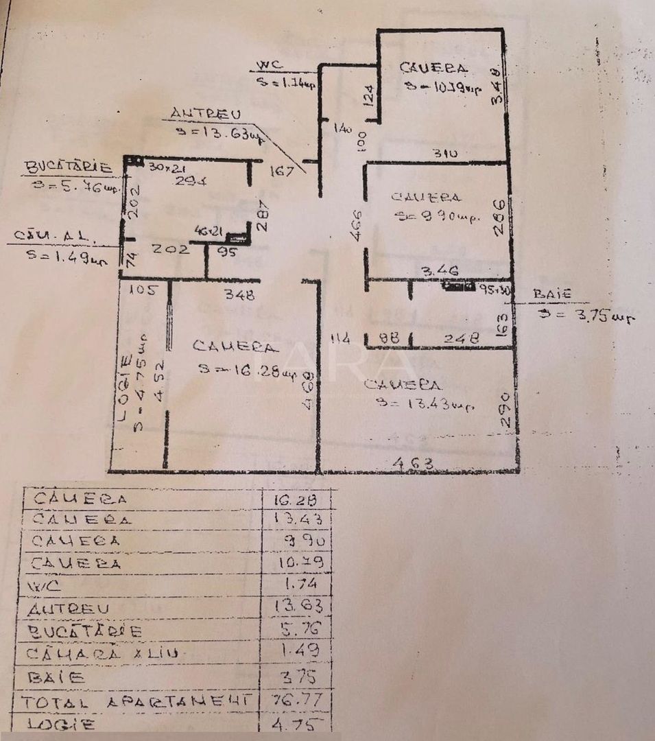 EXCLUSIVITATE. Apartament  4 camere decomandate, zona Primaverii. - Poză 9