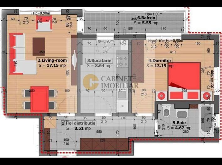 2 camere I Complex Dristor Park I 2017 I Etaj 4/5 retras - Poză 14