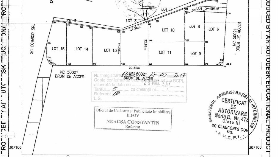 592 mp | Teren liber | Ideal locuinta | Zona pazita - Schiță 5