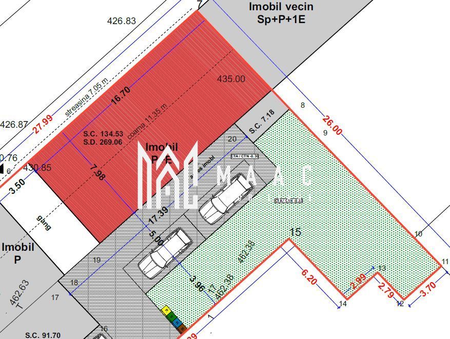 Imobil cu plan de arhitectură I Autorizat I 394 mp I Central - Poză 1