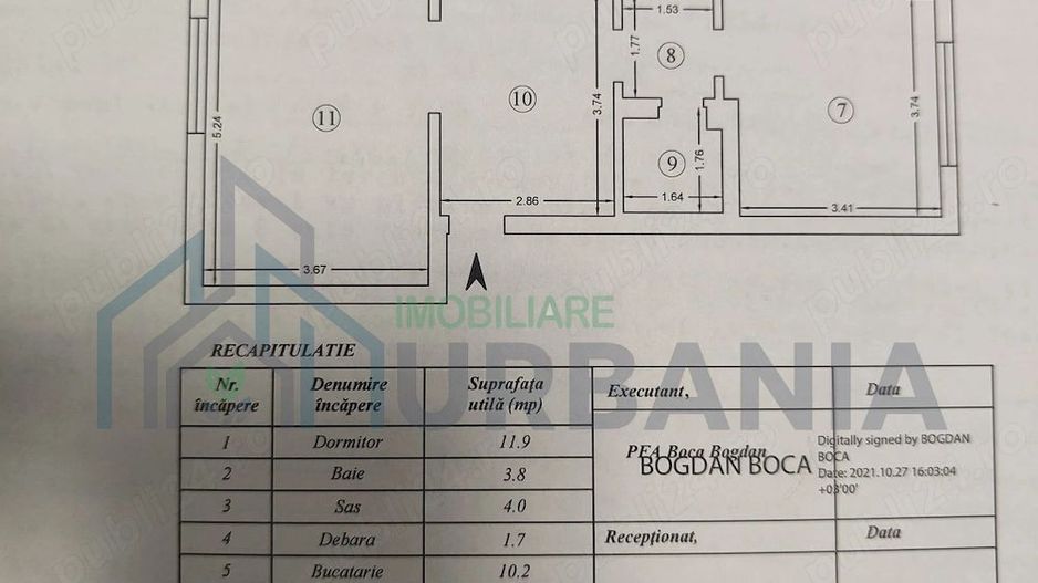 Apartament 4 camere, 97 mp, cartier Dacia, Iași - Poză 10