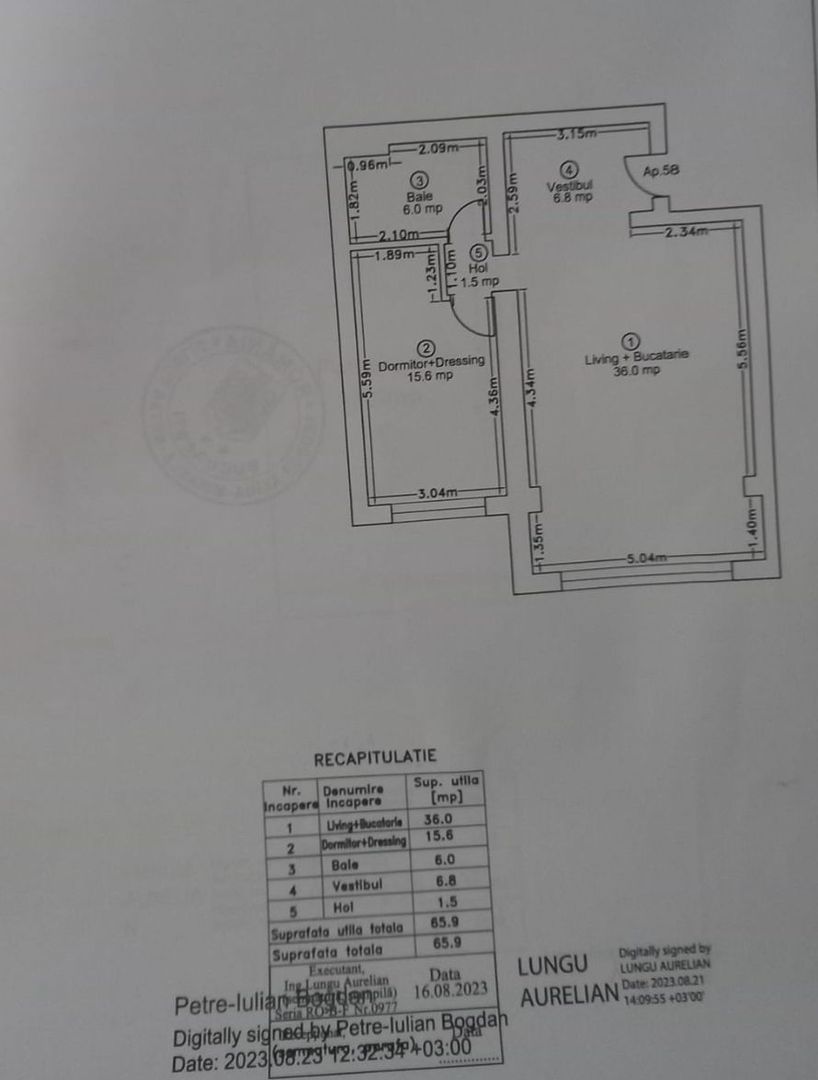 Apartament 2 camere 66 mpu - Ivory Residence Pipera - Premium - Poză 8