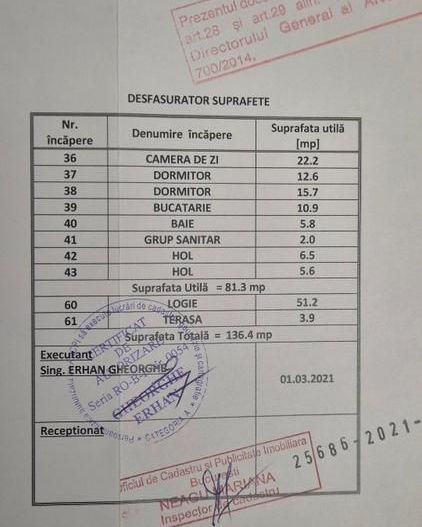 De Vanzare Penthouse 3 Camere +Terasa 51mp, DrumulTaberei - Poză 16