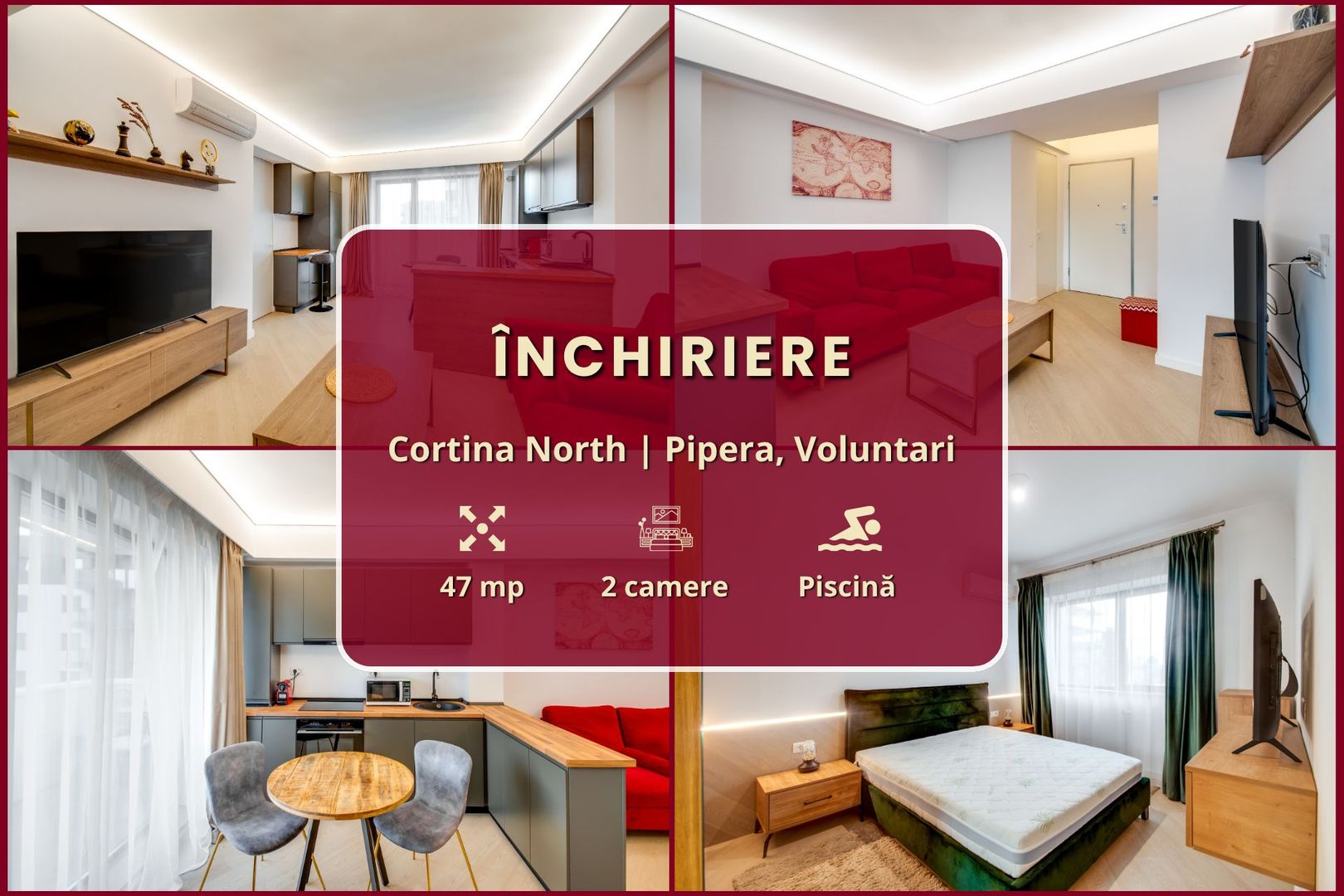 Cortina North || 2 camere || Finisaje de lux || Parcare || Comision 0% - Poză 2