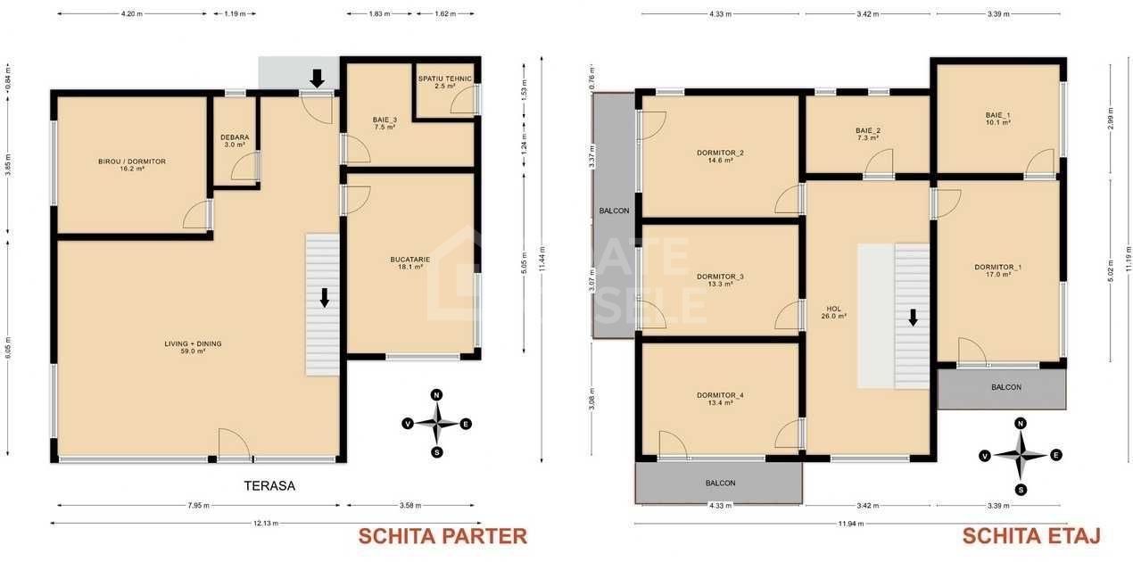 Casă individuală | 6 camere | teren 500 mp și grădină amenajată | Someșeni - Poză 19