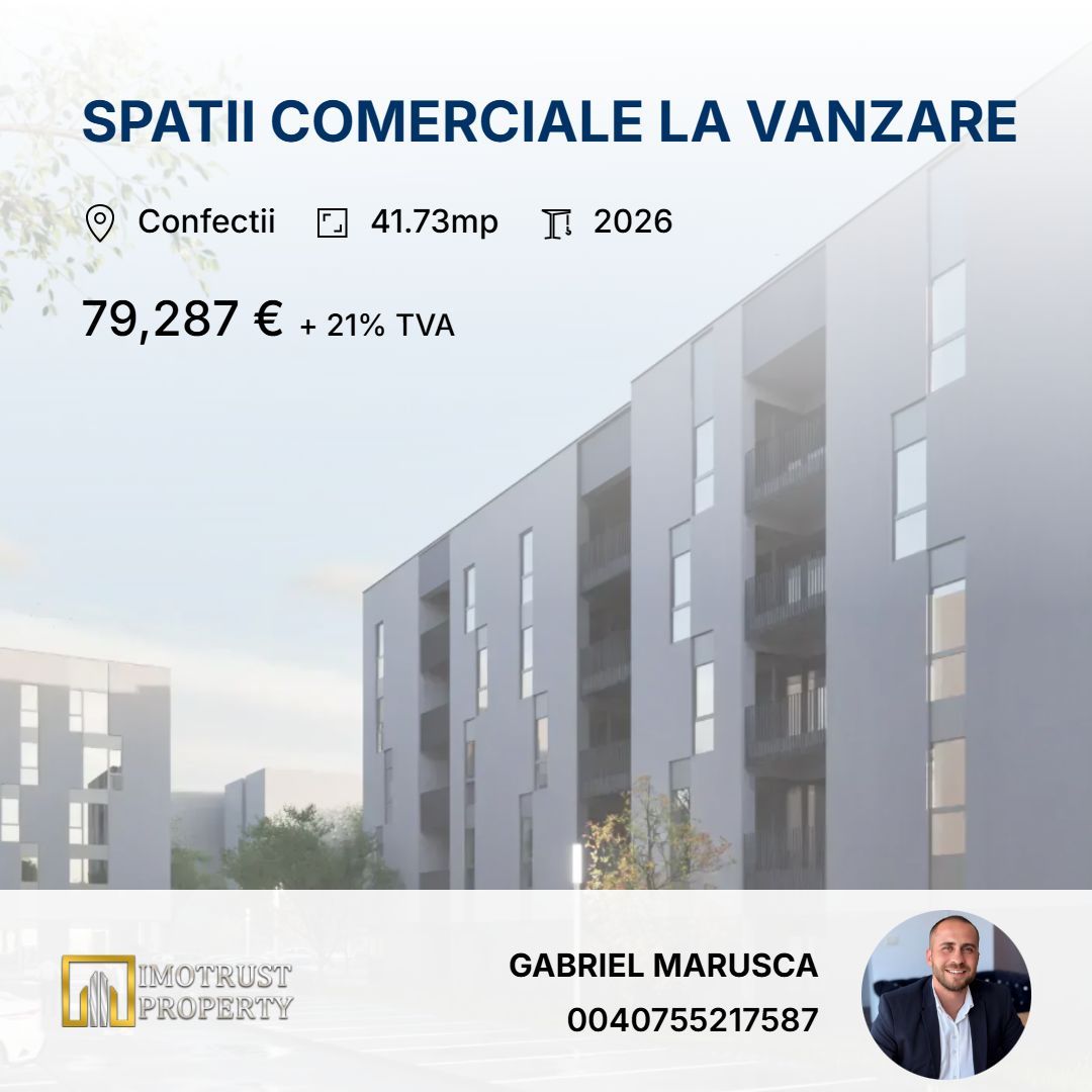 Spatiu comercial de vanzare, Arad Confectii - Poză 1