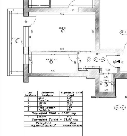 2 camere| BANEASA- Privighetorilor - Schiță 16