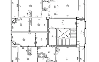 Penthouse 96,1 m² în Buiucani | Terase generoase | Lift direct - Poză 22