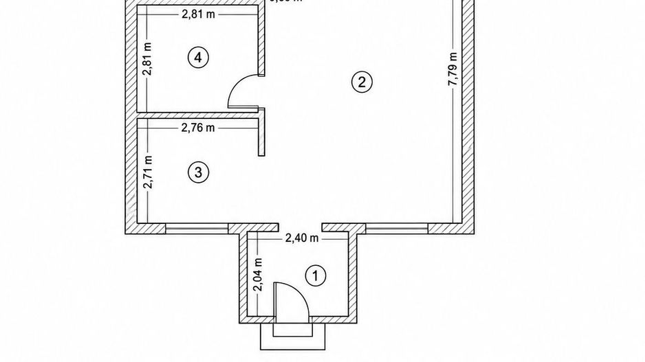 Casă de vânzare - Oraș Pantelimon - 2 camere - curte proprie - Schiță 19
