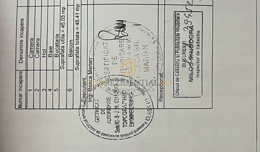 Apartament 2 camere de inchiriat - Cavar Odei, zona Grand Arena Mall - Schiță 14