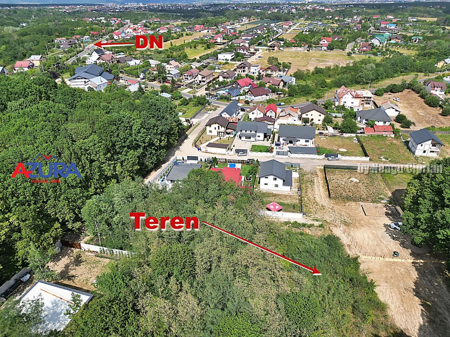 AZURA Imobiliare - Vanzare teren Hintesti, langa padure, 300m din DN - Poză 25