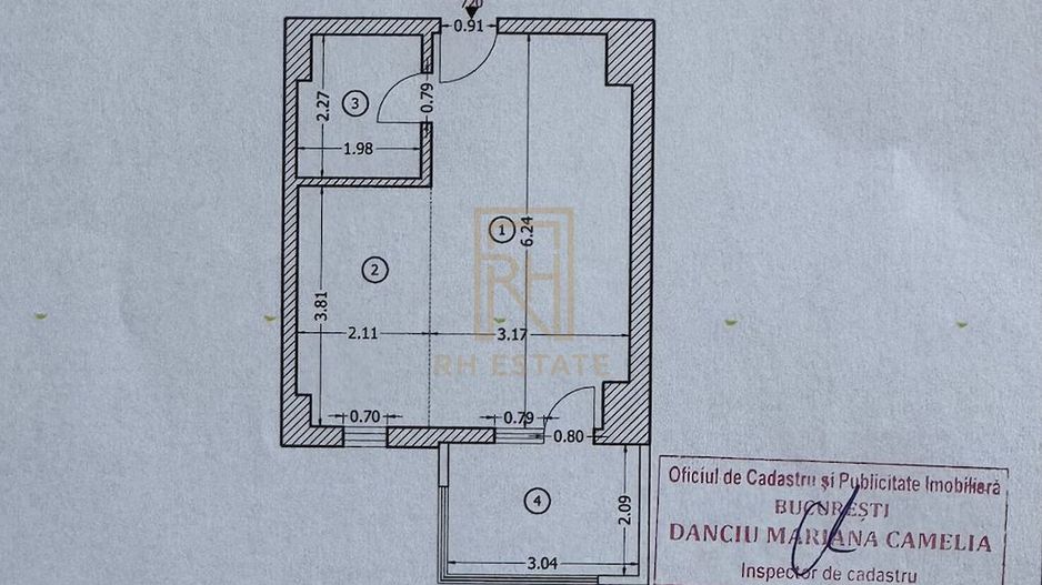 Comision 0% | Garsonieră Premium | Central Address | Sebastian - Schiță 14