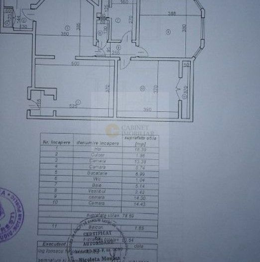 3 camere I Universitate - Batistei I Creditabil I 82 mp - Poză 7