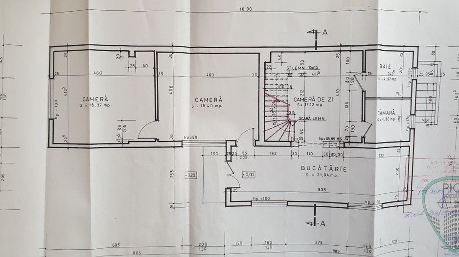 P 1015 - Casă cu 5 camere în Târgu Mureș, cartierul Unirii - Schiță 9