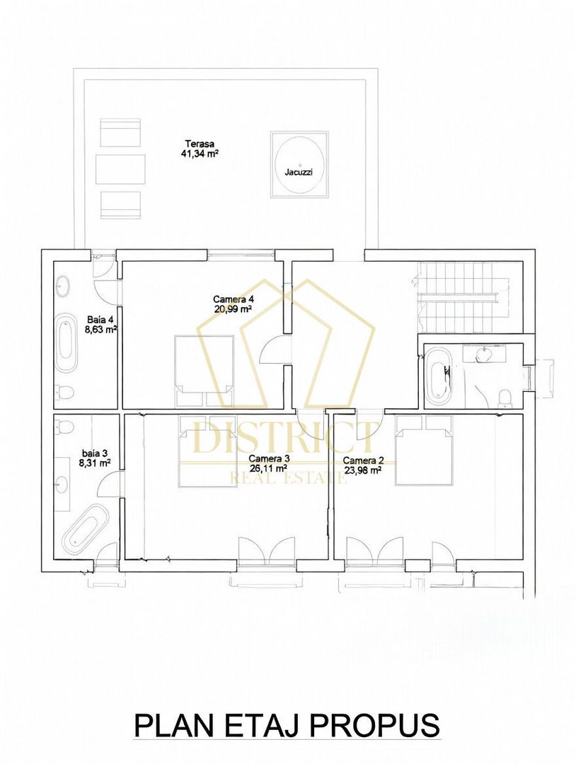 Vilă unică cu 5 camere in stil Toscan | zona Olimpia-Stadion - Poză 12