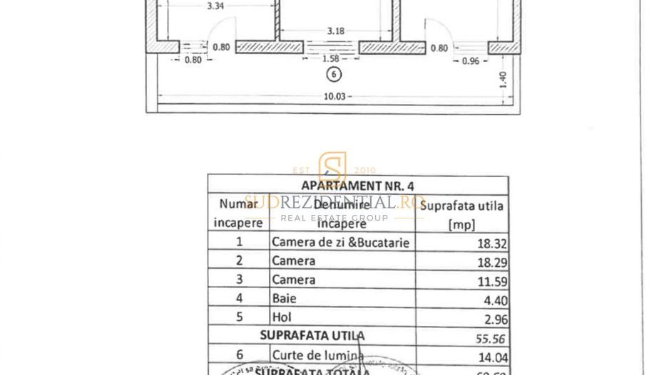 Apartament 3 camere, complet mobilat si utilat, Sector 5, Rahova - Schiță 8