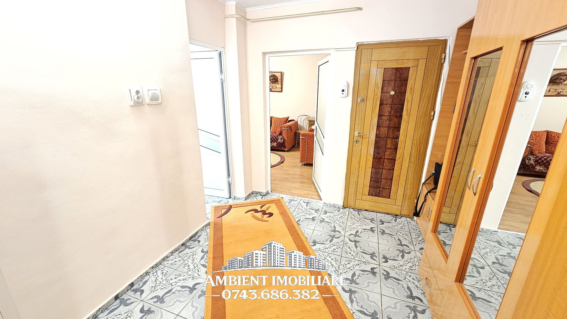 Apartament cu 2 camere, ETAJ 2, mobilat și utilat, VASLUI - zona CARTIER; - Poză 8